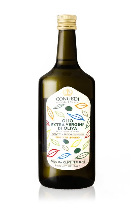 Bottiglia 1lt Olio extra vergine di oliva - Leggero 
