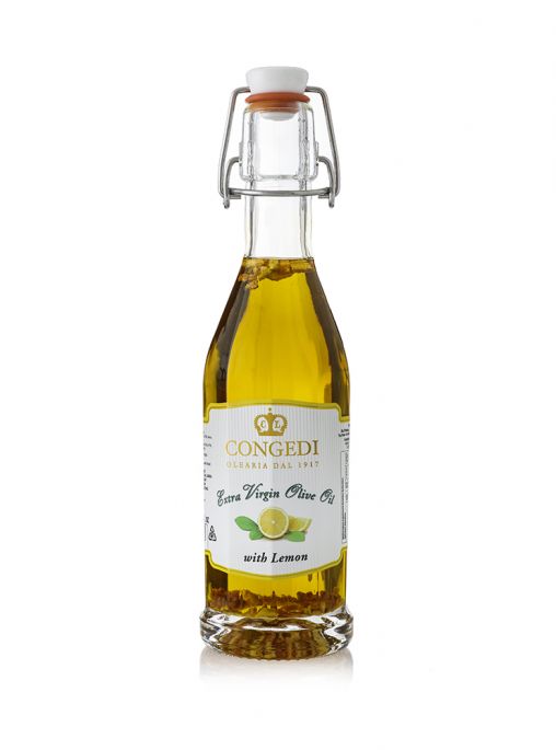 Olio extra vergine di oliva aromatizzato al limone 0,25 l