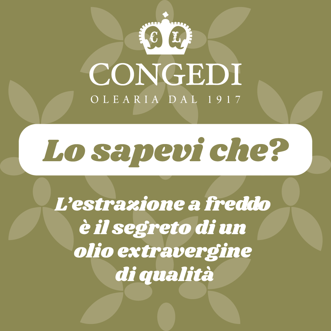 Lo sapevi? L’estrazione a freddo è il segreto di un olio extravergine di qualità
