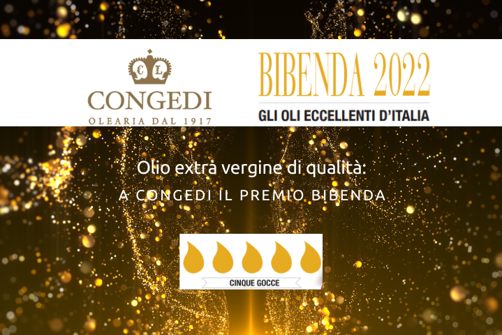 Olio extra vergine di qualità: a Congedi il Premio Bibenda