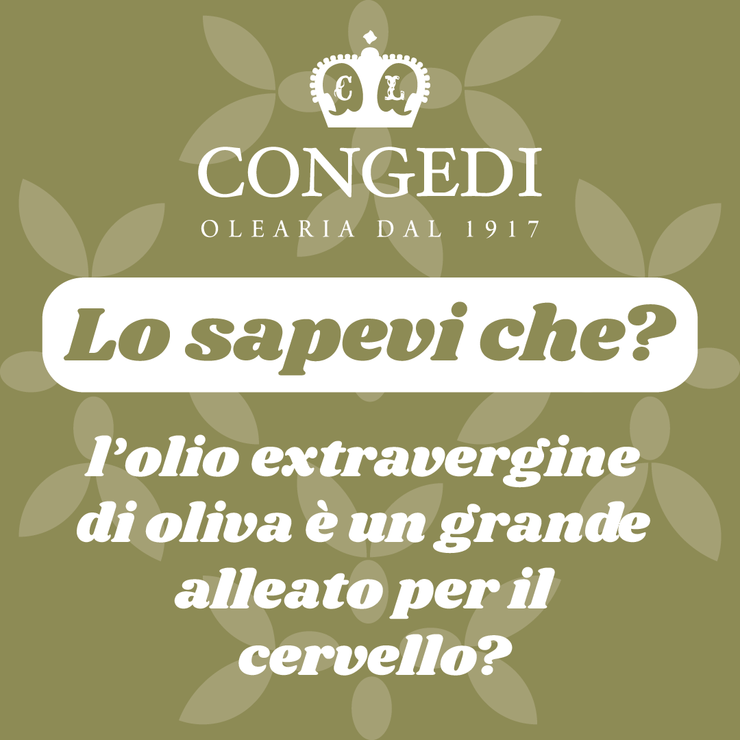 Lo sapevi che l’olio d'oliva è un grande alleato per il cervello?
