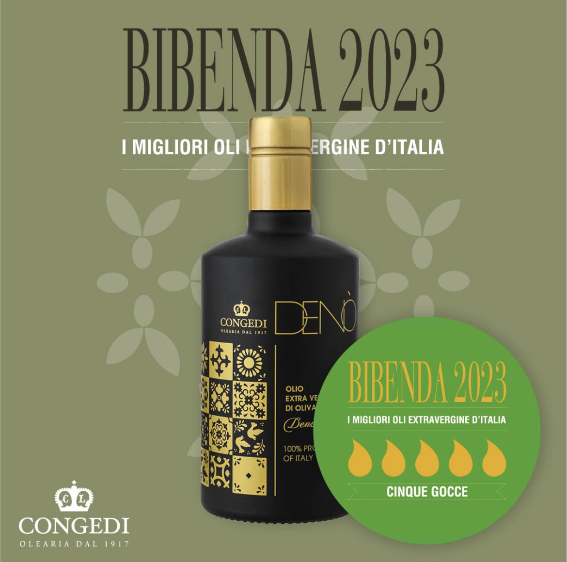 Frantoio Congedi premiato da Bidenda